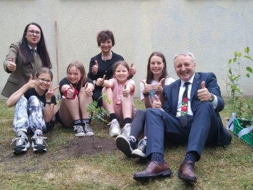 Inauguracja projektu Owocowe łódzkie w Łodzi 2.06.2023 r., 